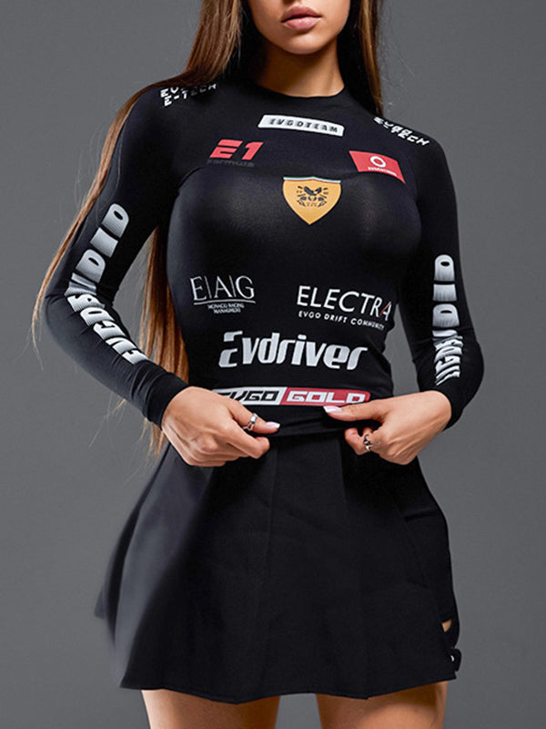 Printed Round-Neck Tee