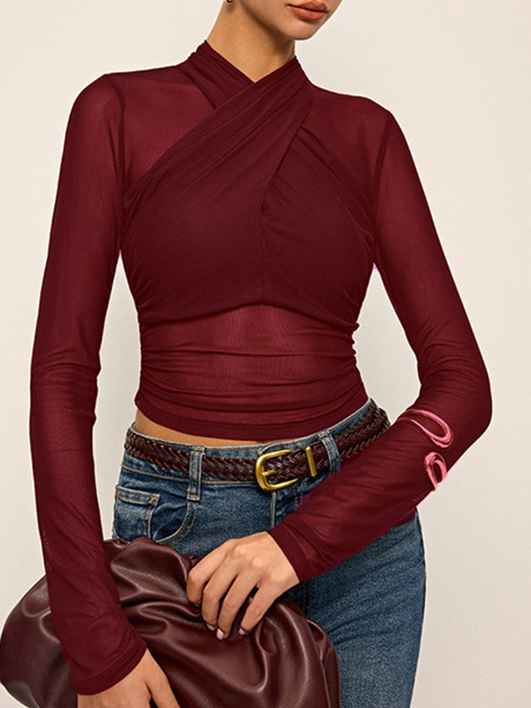 Cross Sheer Top