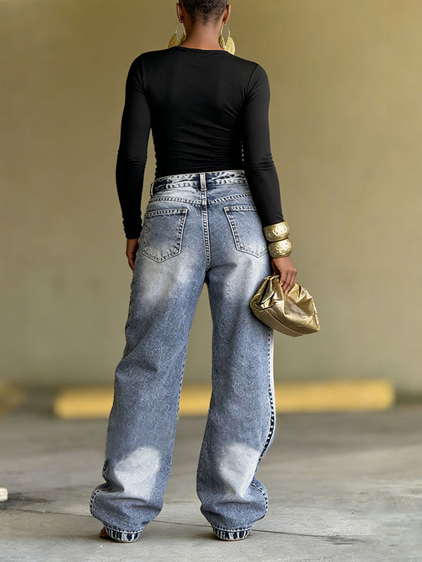 Motionkiller Asymmetric Overlap Jeans