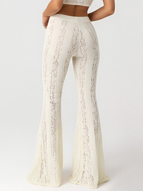Lace Flared Pants