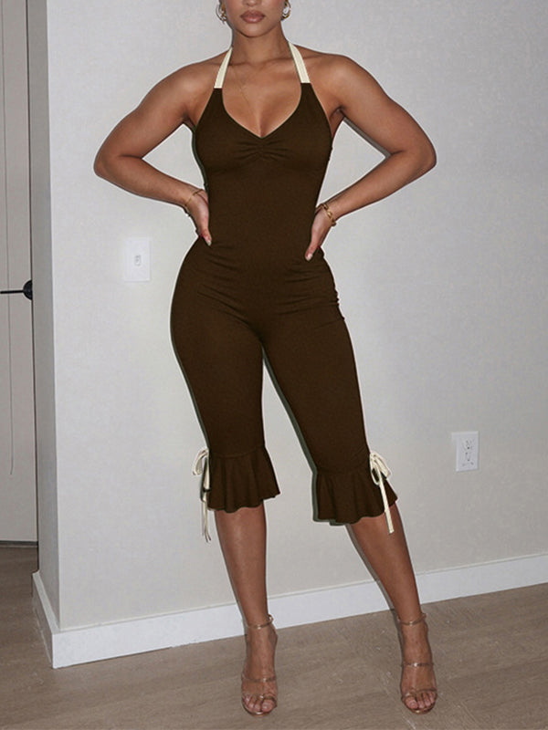 Halter Tied Jumpsuit