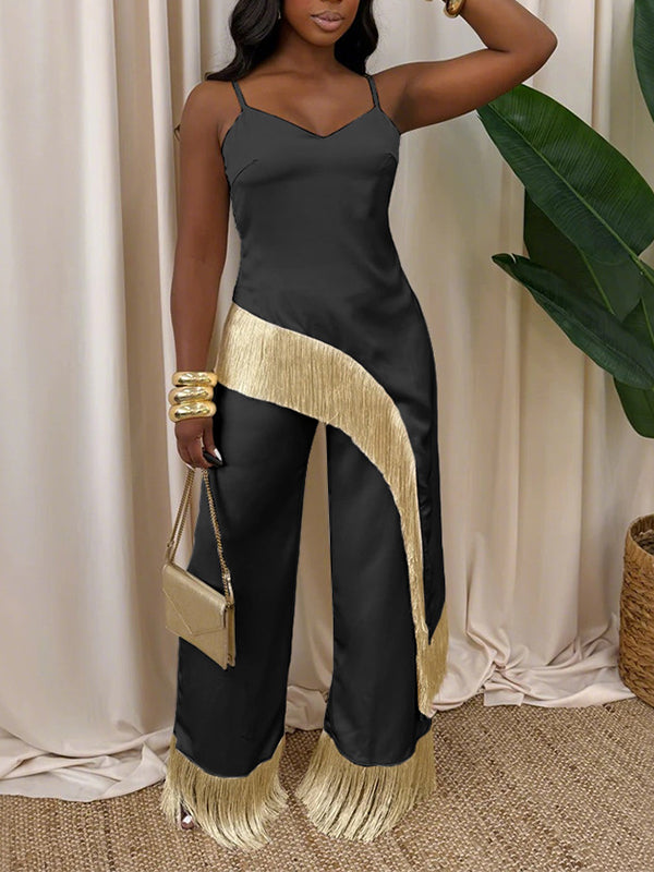 Fringe Cami Top & Pants Set