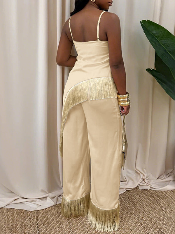 Fringe Cami Top & Pants Set