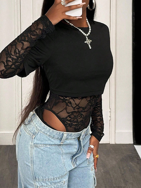 Lace Combo Bodysuit