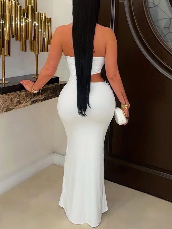Strapless Cutout Dress