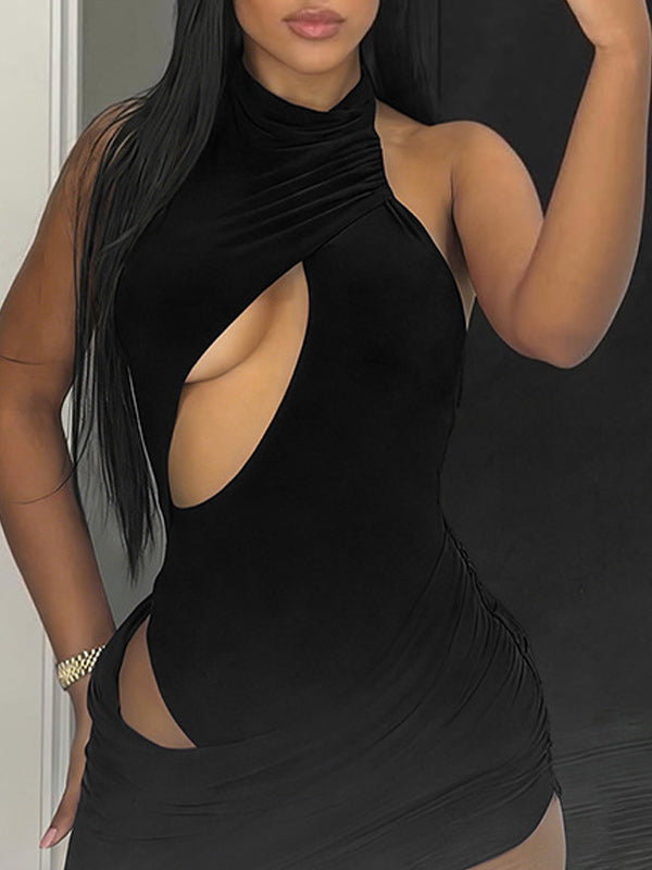 Cutout Sleeveless Dress