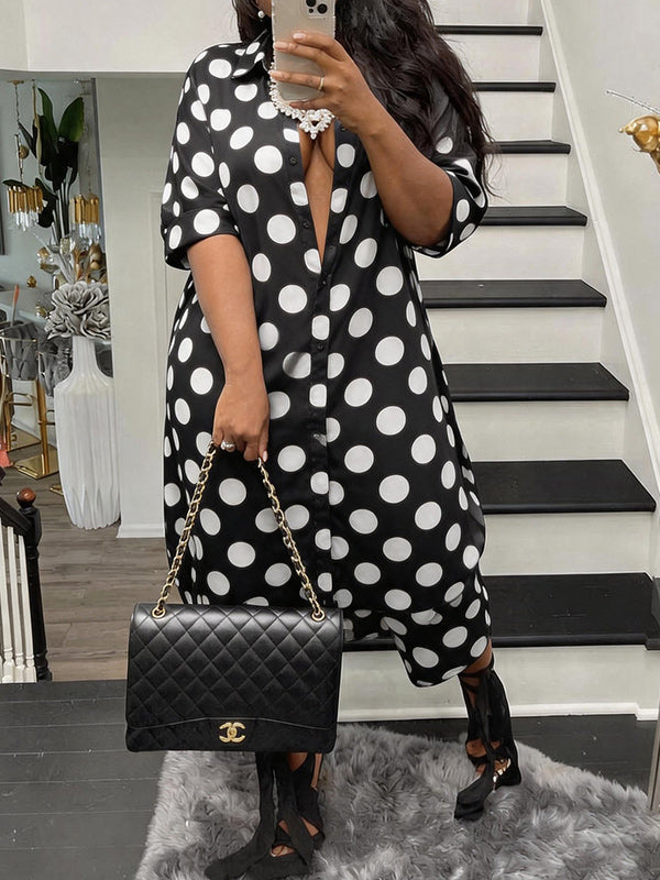 Printed Button-Front Harem Jumpsuit