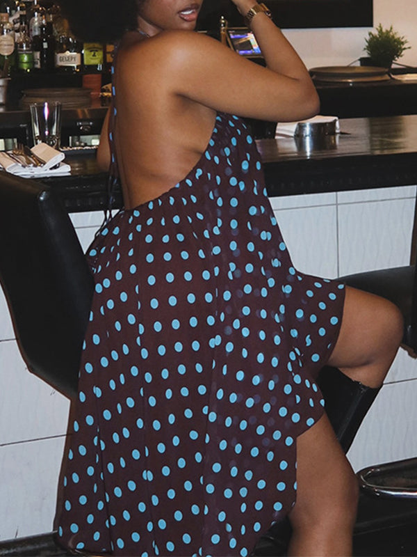 Dot Halter Dress