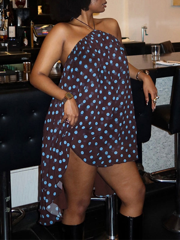 Dot Halter Dress