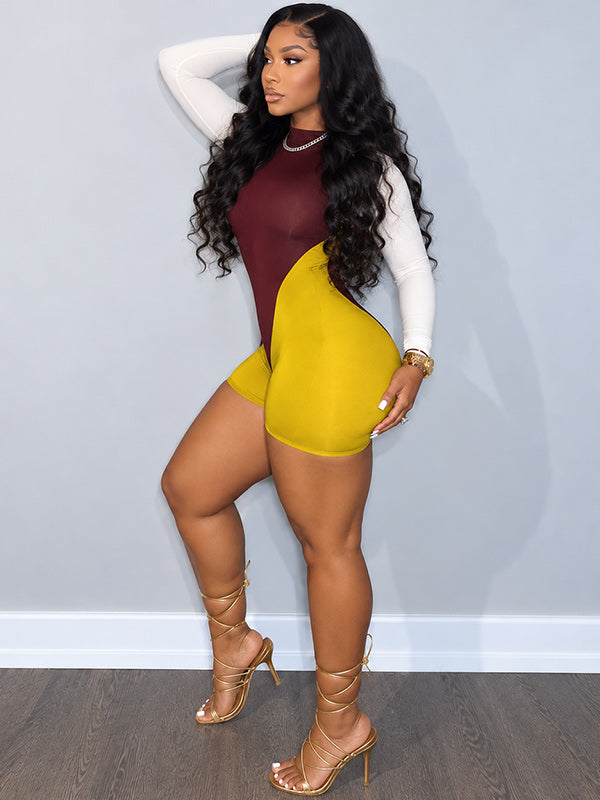 Three Tone Romper