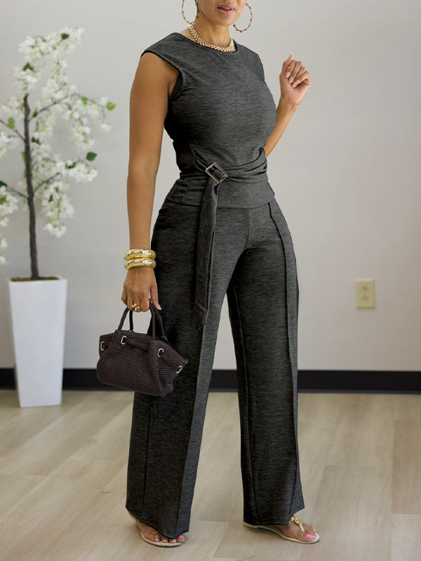 Tied Tank Top & Pants Set