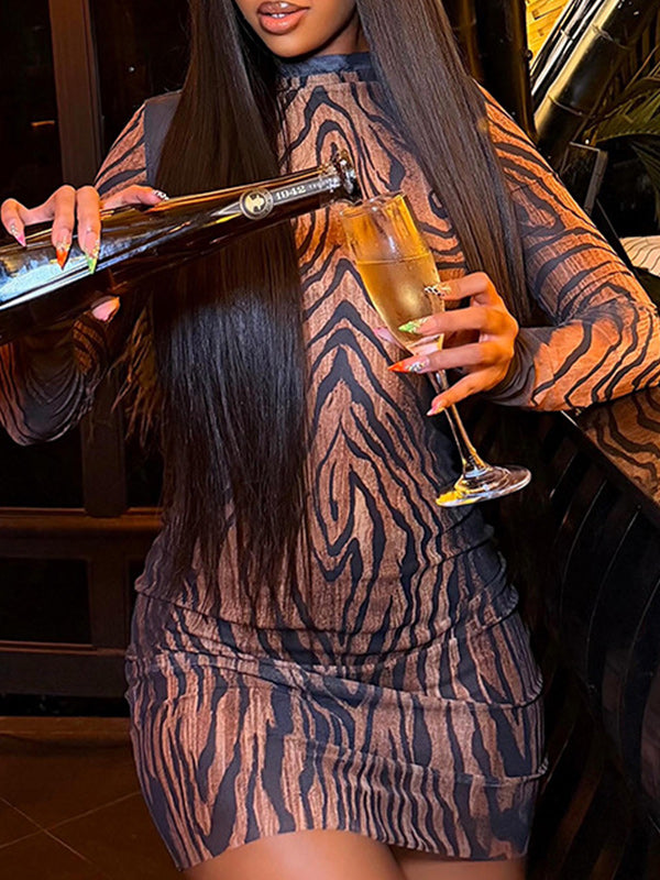 Printed Bodycon Dress
