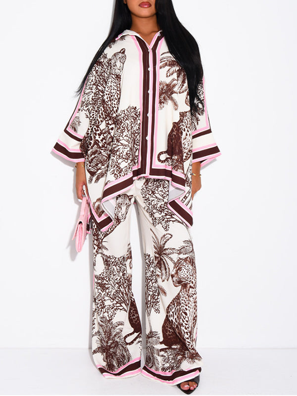 Printed Shirt & Pants Set
