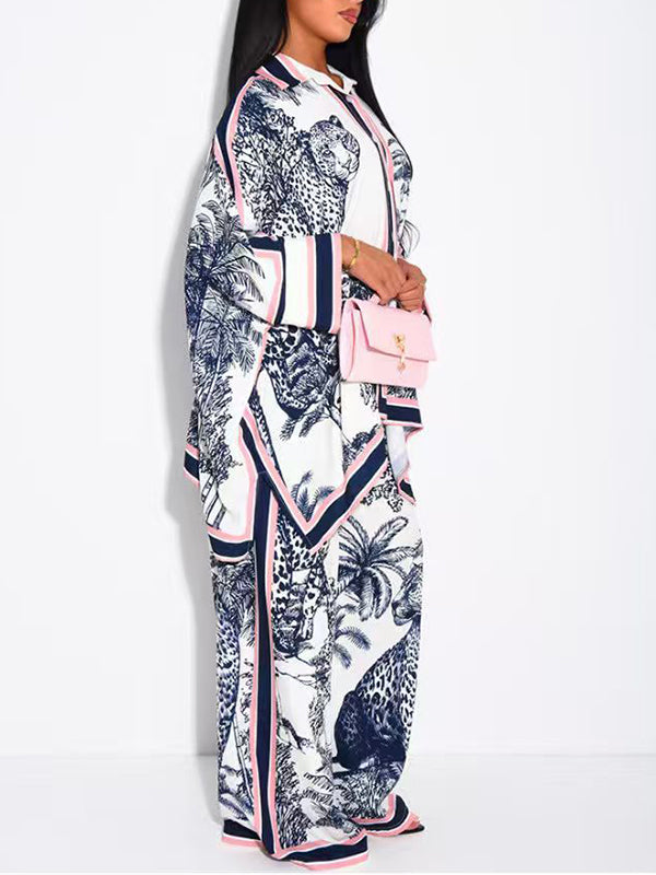 Printed Shirt & Pants Set