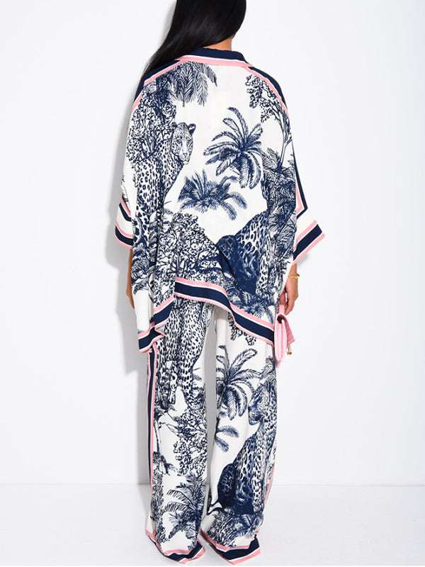 Printed Shirt & Pants Set