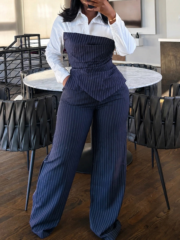 Stripe Combo Shirt