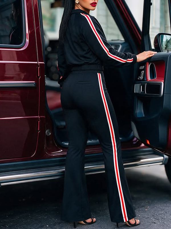 Side-Stripe Jacket & Pants Set