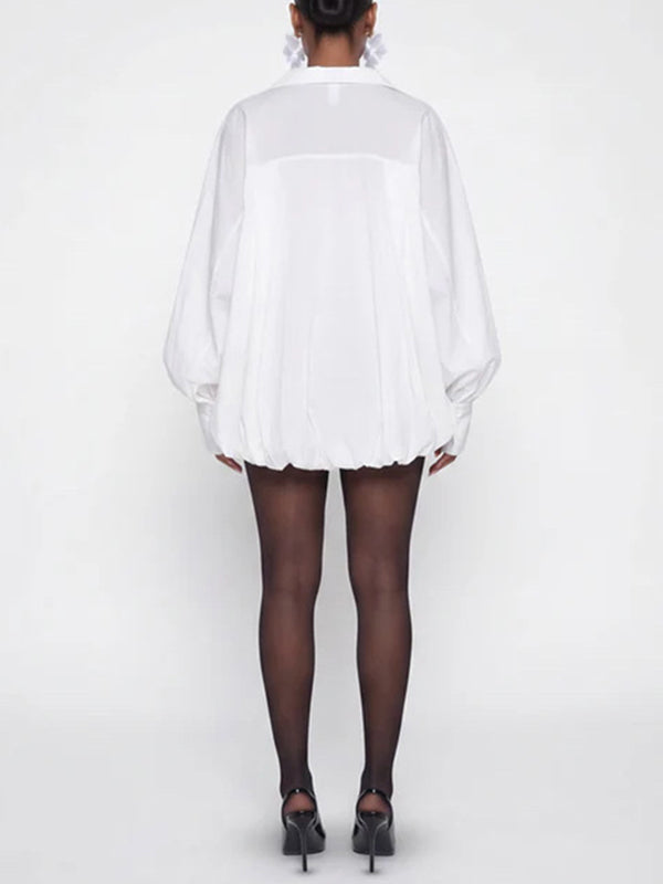 Solid High-Low Shirt