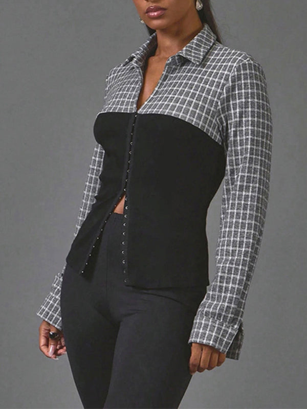 Plaid Combo Shirt