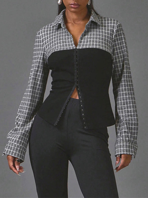 Plaid Combo Shirt