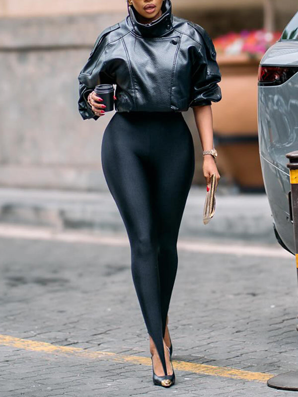 Sleek Stirrup High-Waist Leggings
