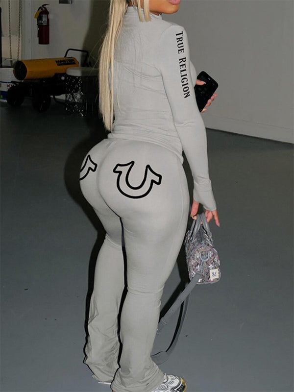 Logo Zip Top & Pants Set