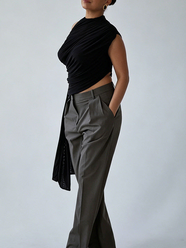 Draped Ruched Tank Top