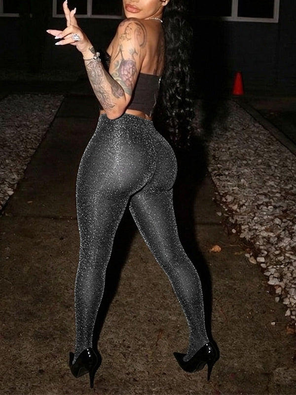 Shimmer High-Waist Leggings