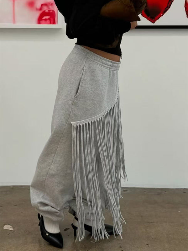 Fringe Combo Sweatpants