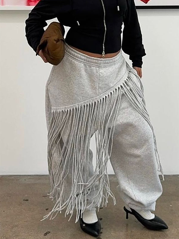Fringe Combo Sweatpants