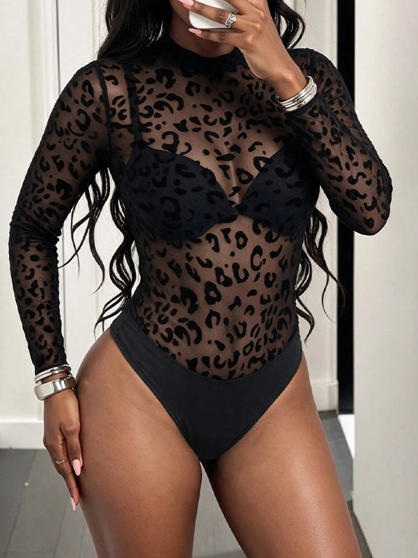 Leopard Sheer Bodysuit