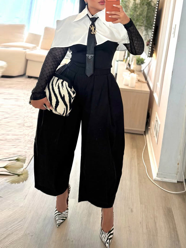 Black & White Layered Bodysuit
