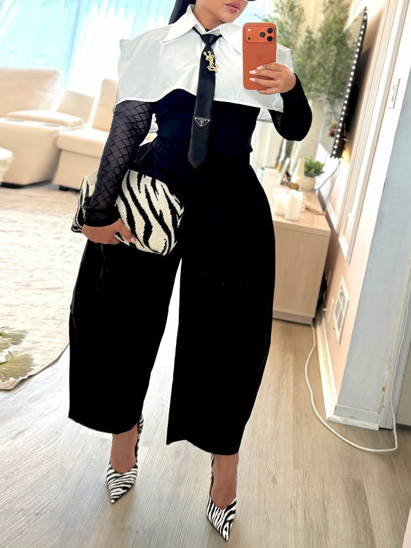 Black & White Layered Bodysuit