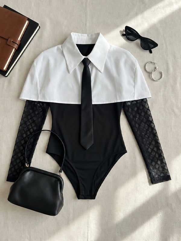 Black & White Layered Bodysuit