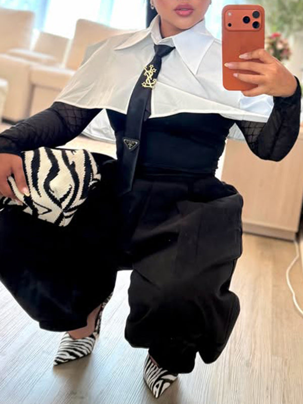 Black & White Layered Bodysuit
