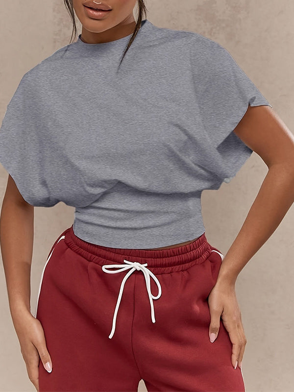 Cinched Waist Batwing Tee