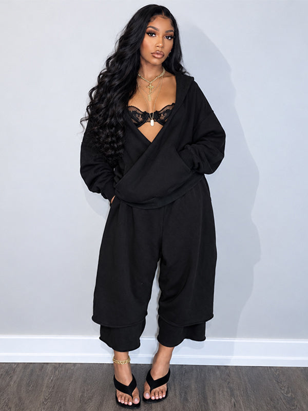 Motionkiller Wide-Leg Cropped Sweatpants