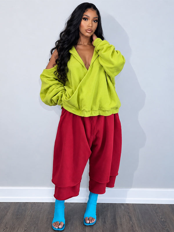 Motionkiller Wide-Leg Cropped Sweatpants