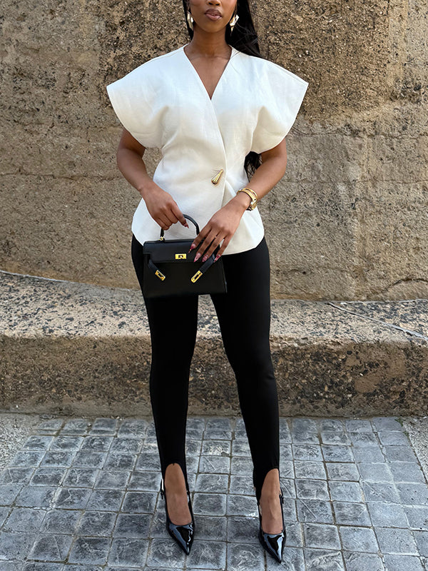 One Button Vest