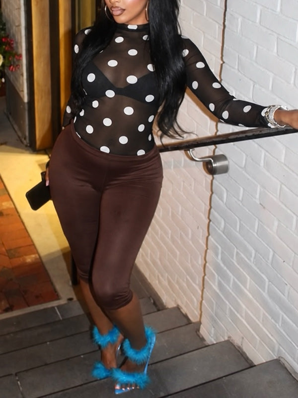 Dot Sheer Top