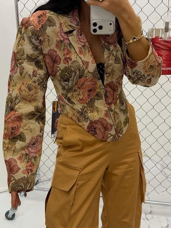 Floral Corset Blazer