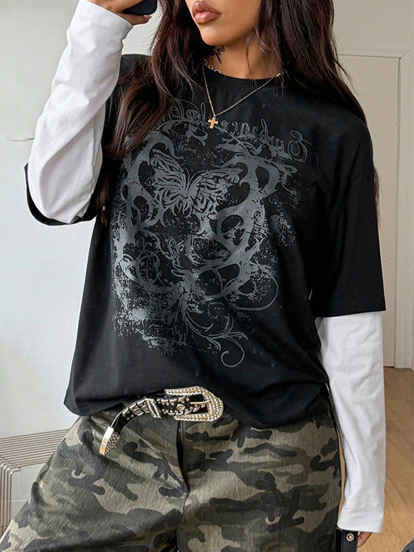 Printed Combo Tee