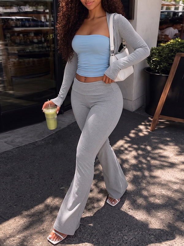 Two-Tone 3PC Pants Set