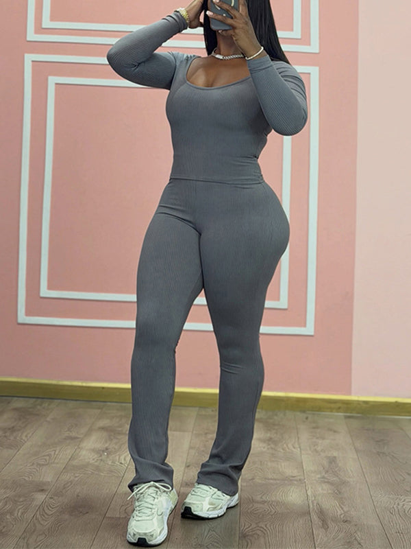 Ribbed 2PC Pants Set