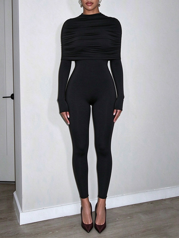 Sculpted Ruched Jumpsuit
