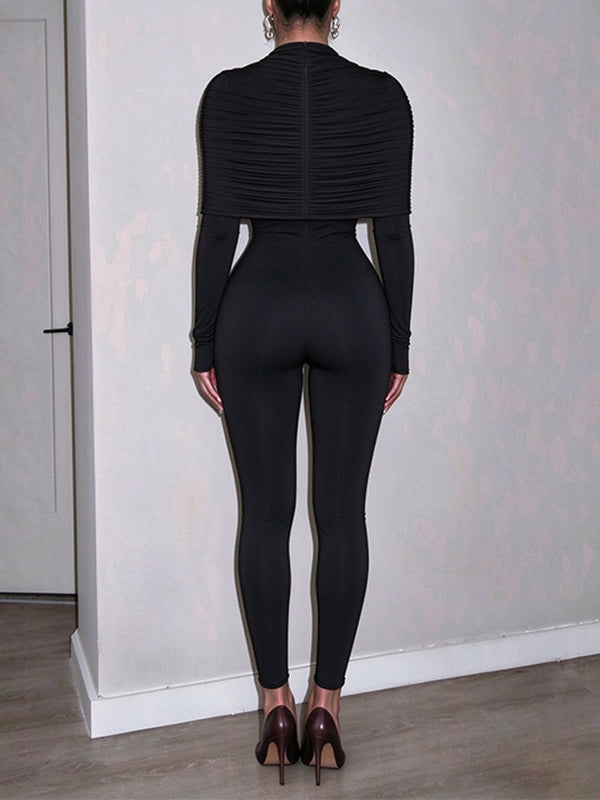 Sculpted Ruched Jumpsuit