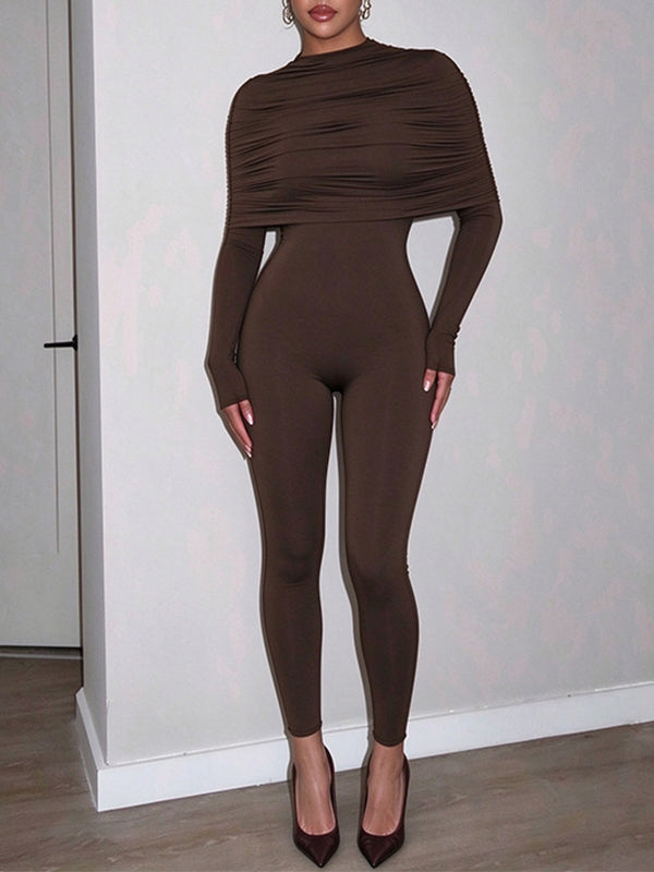 Sculpted Ruched Jumpsuit