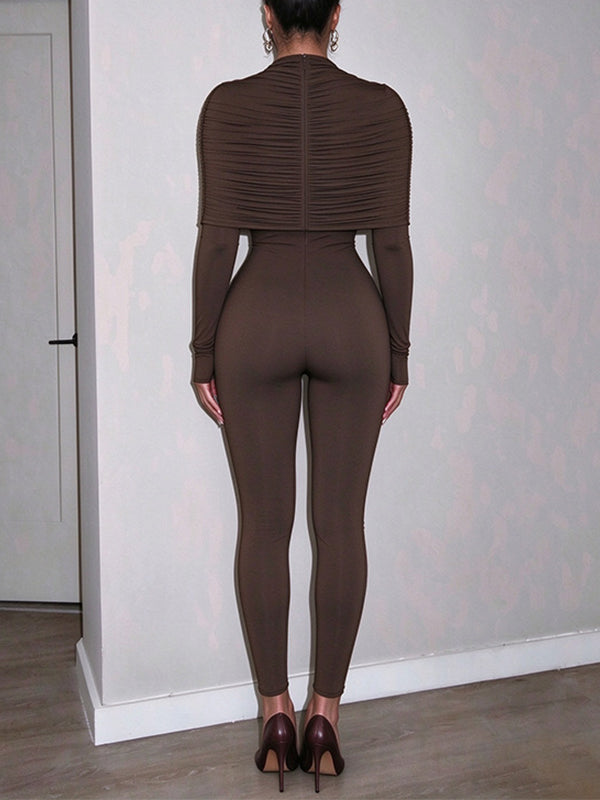 Sculpted Ruched Jumpsuit