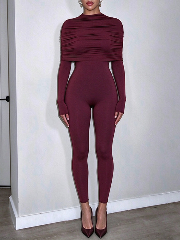 Sculpted Ruched Jumpsuit