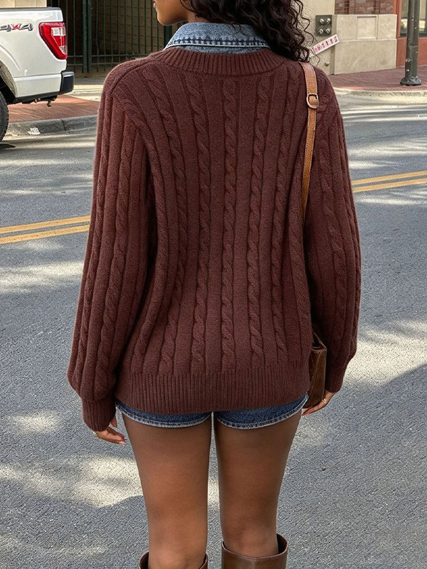 Denim Combo Sweater